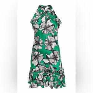 Alexis Green Floral Mini Dress